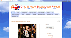 Desktop Screenshot of grupunesco.joanpelegri.cat