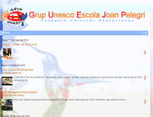 Tablet Screenshot of grupunesco.joanpelegri.cat